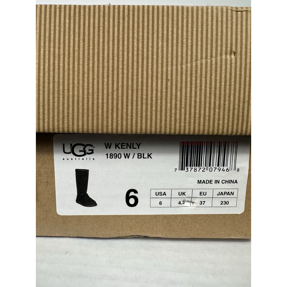 UGG Australia Kenly Tall Black Zip Up Boots Womens Size 6 - Picture 10 of 10